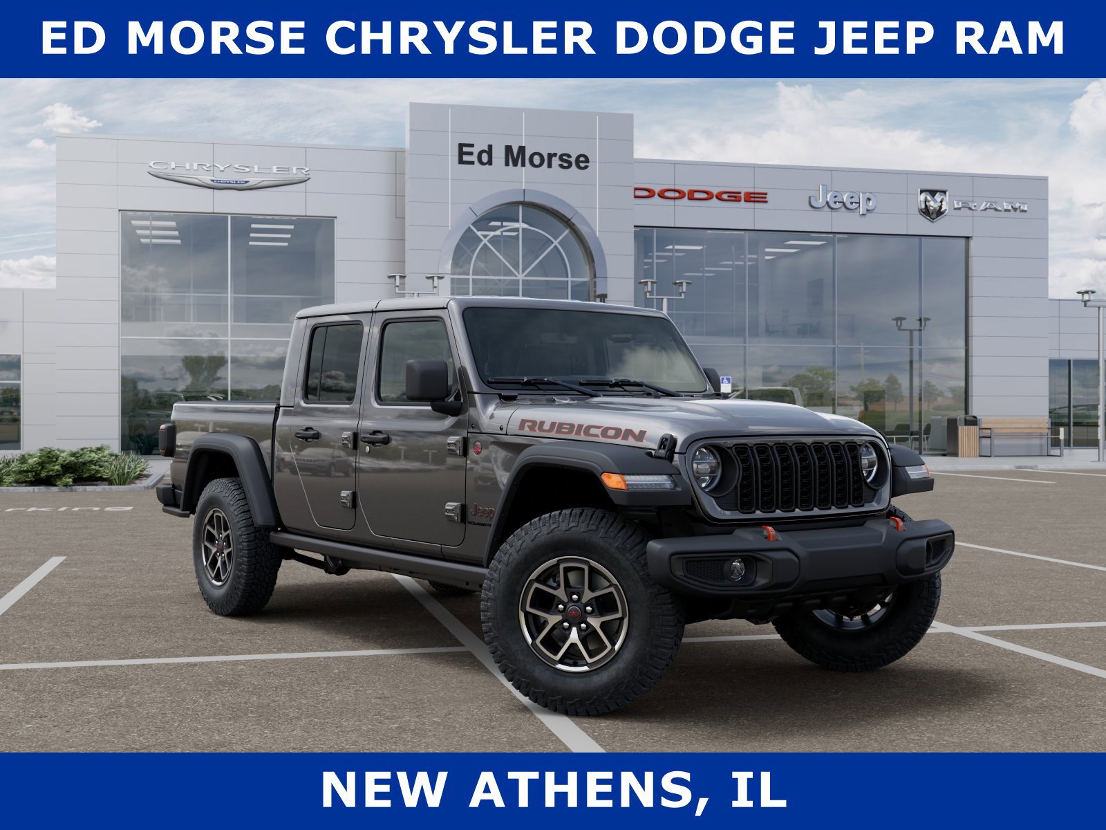 New 2026 Jeep Gladiator Rubicon w/ Steel Power Dome Hood Package image 1