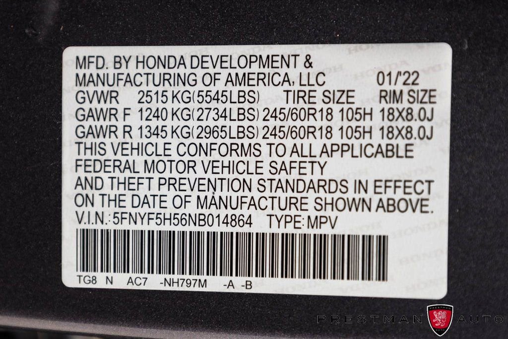 Used 2022 Honda Pilot EX-L image 44