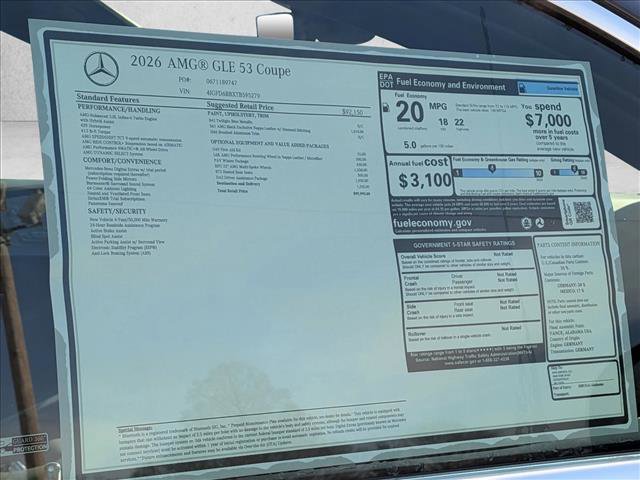 New 2026 Mercedes-Benz GLE 53 AMG 4MATIC Coupe image 19