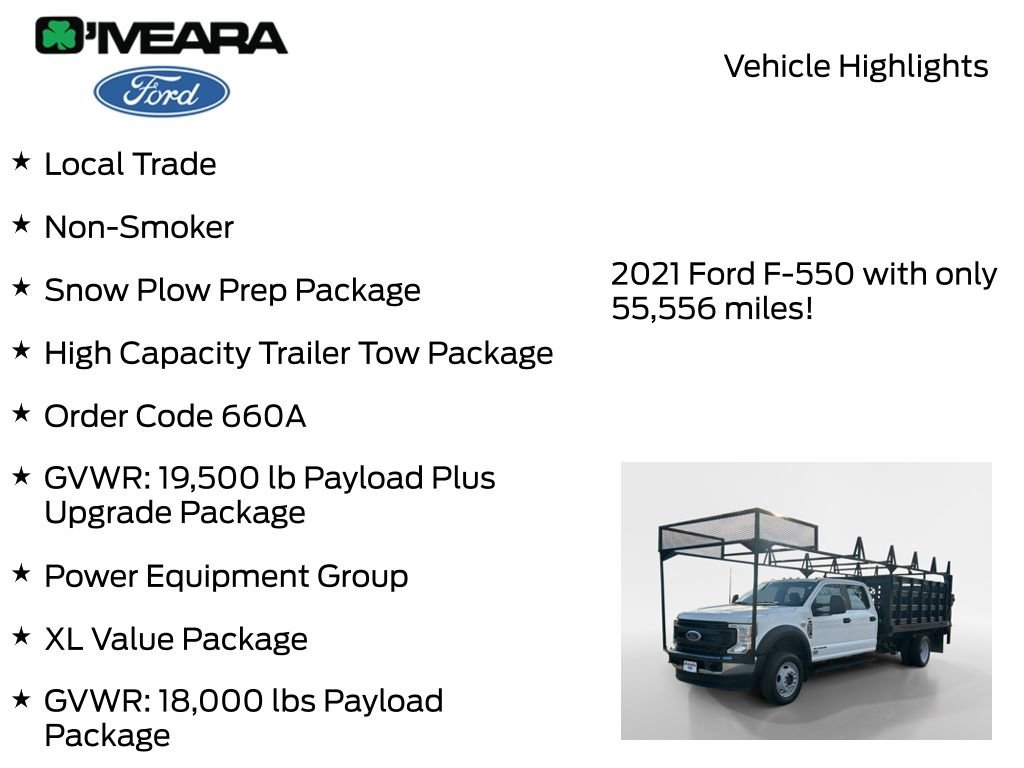 Used 2021 Ford F550 4x4 Crew Cab Super Duty image 8