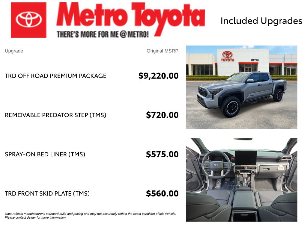 Used 2026 Toyota Tacoma TRD Off-Road w/ TRD Off Road Premium Package AWD/4WD image 4