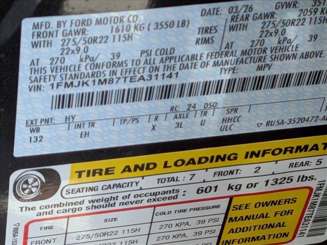New 2026 Ford Expedition Max Platinum w/ Stealth Appearance Package AWD/4WD image 16