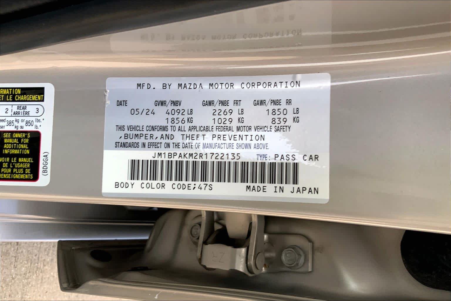 Used 2024 MAZDA MAZDA3 s FWD image 32