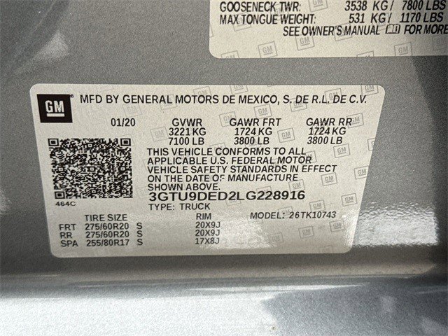 Used 2020 GMC Sierra 1500 SLT w/ SLT Premium Package image 38