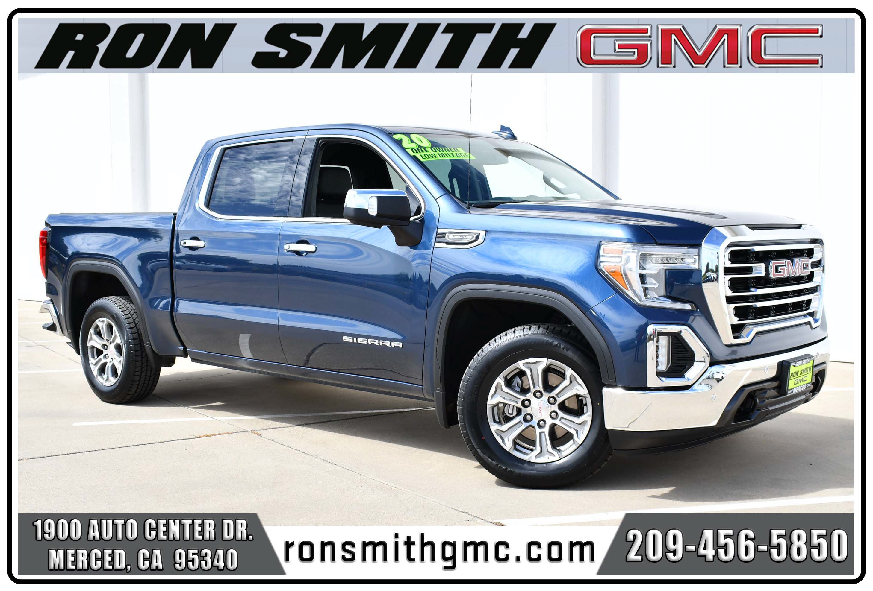 Used 2020 GMC Sierra 1500 SLT w/ Driver Alert Package I RWD image 1