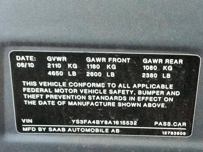Used 2010 Saab 9-3 2.0T w/ Comfort Package AWD/4WD image 44