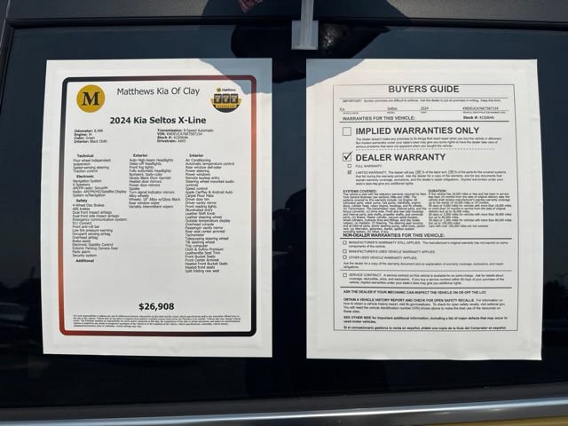 Certified 2024 Kia Seltos X-Line AWD/4WD image 13