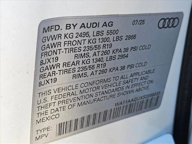 Certified 2025 Audi Q5 Premium w/ Convenience Package image 29