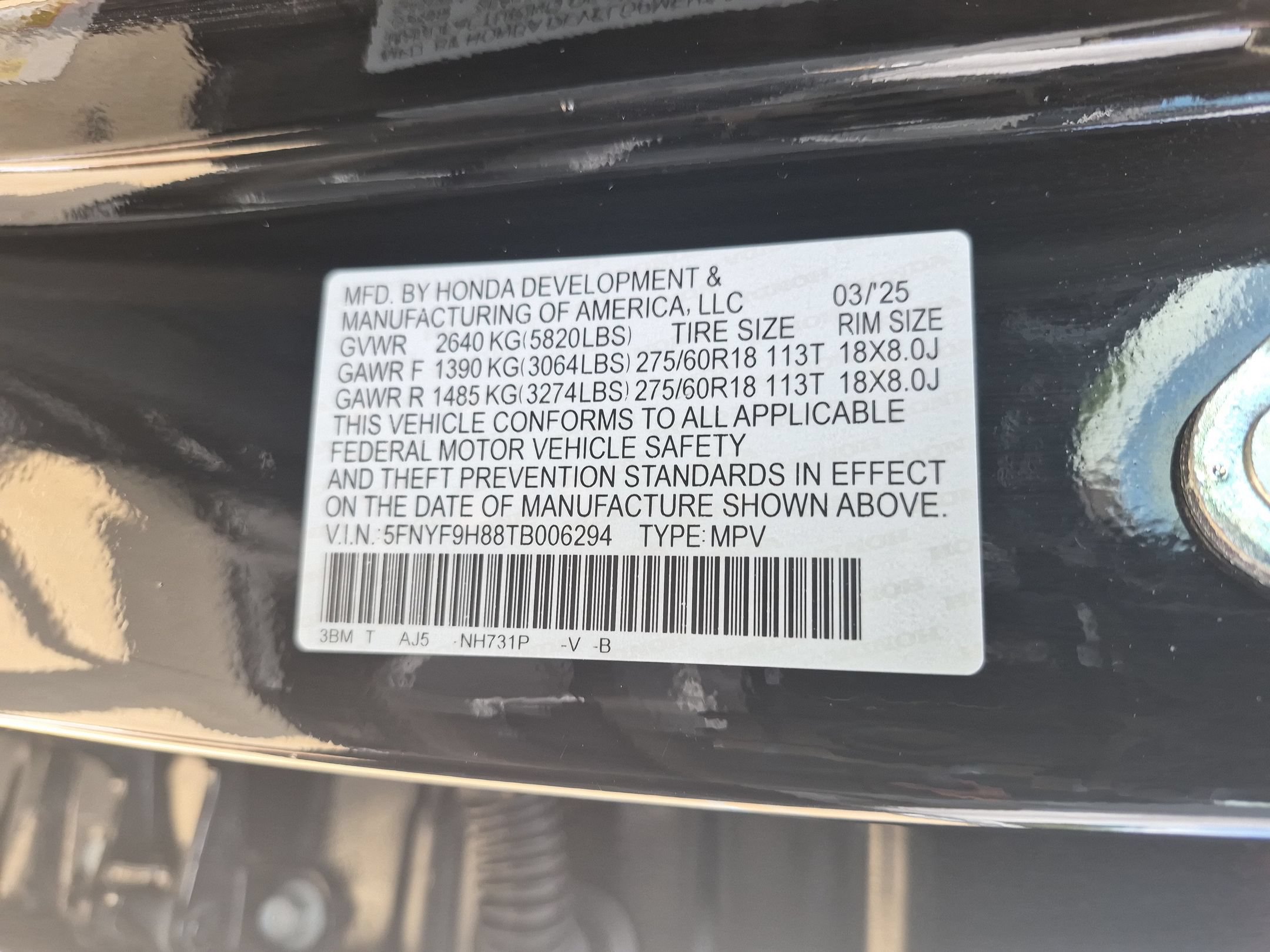 Certified 2026 Honda Passport TrailSport Elite image 37