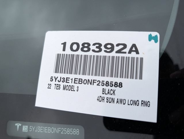 Used 2022 Tesla Model 3 Long Range AWD/4WD image 32