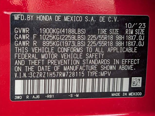 Used 2024 Honda HR-V Sport image 23