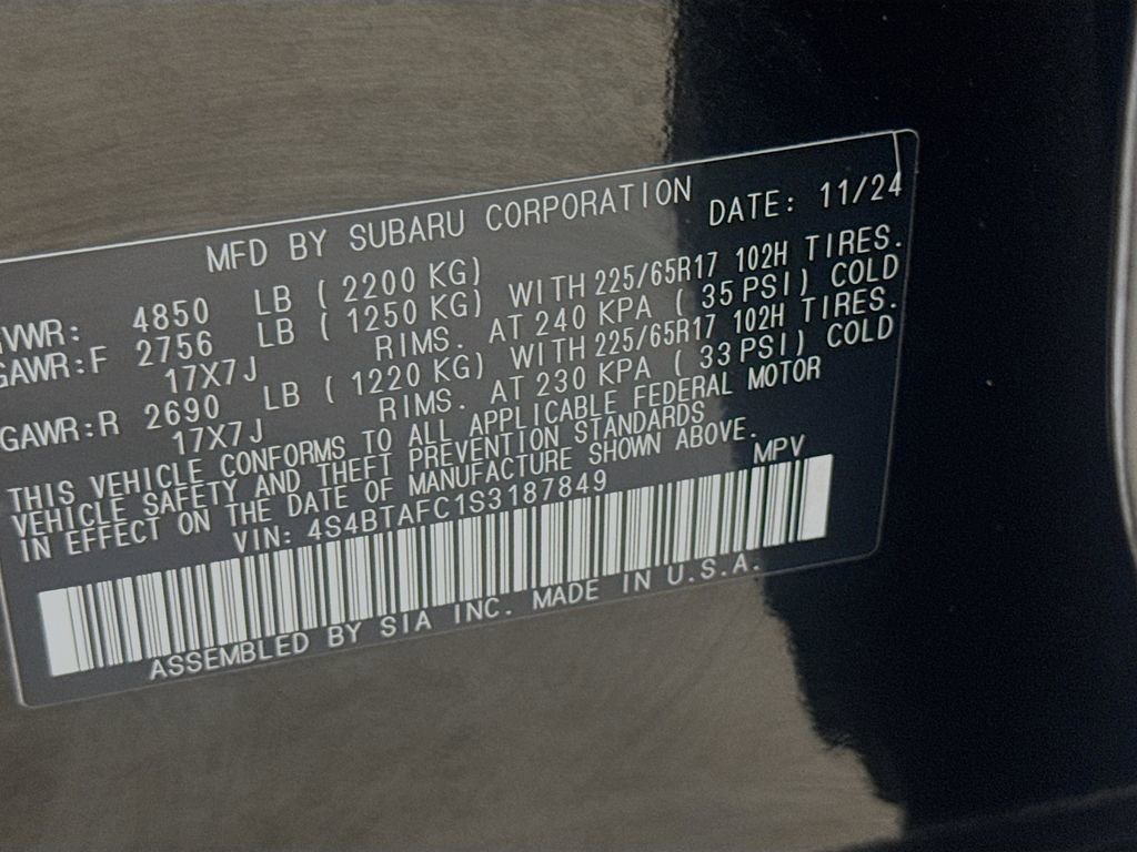 Certified 2025 Subaru Outback Premium w/ Popular Package #1 image 30