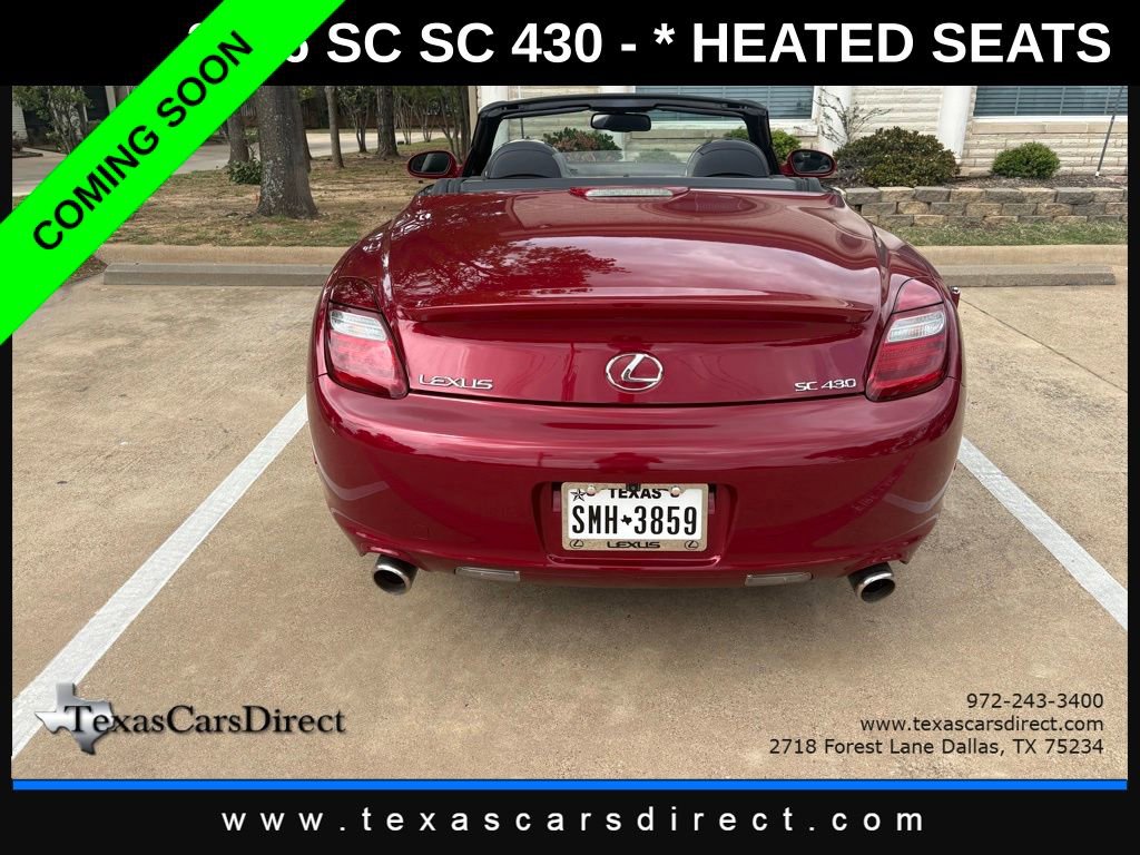 Used 2006 Lexus SC 430 Convertible RWD image 3