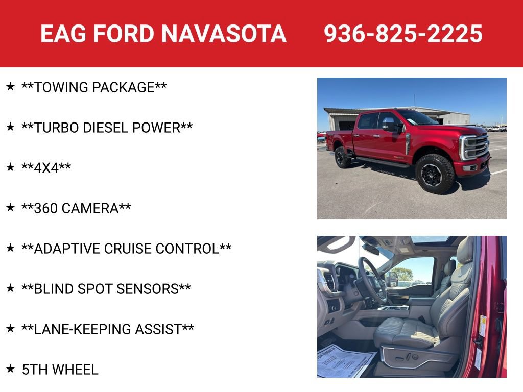 New 2025 Ford F250 Platinum w/ Platinum Plus Package image 8