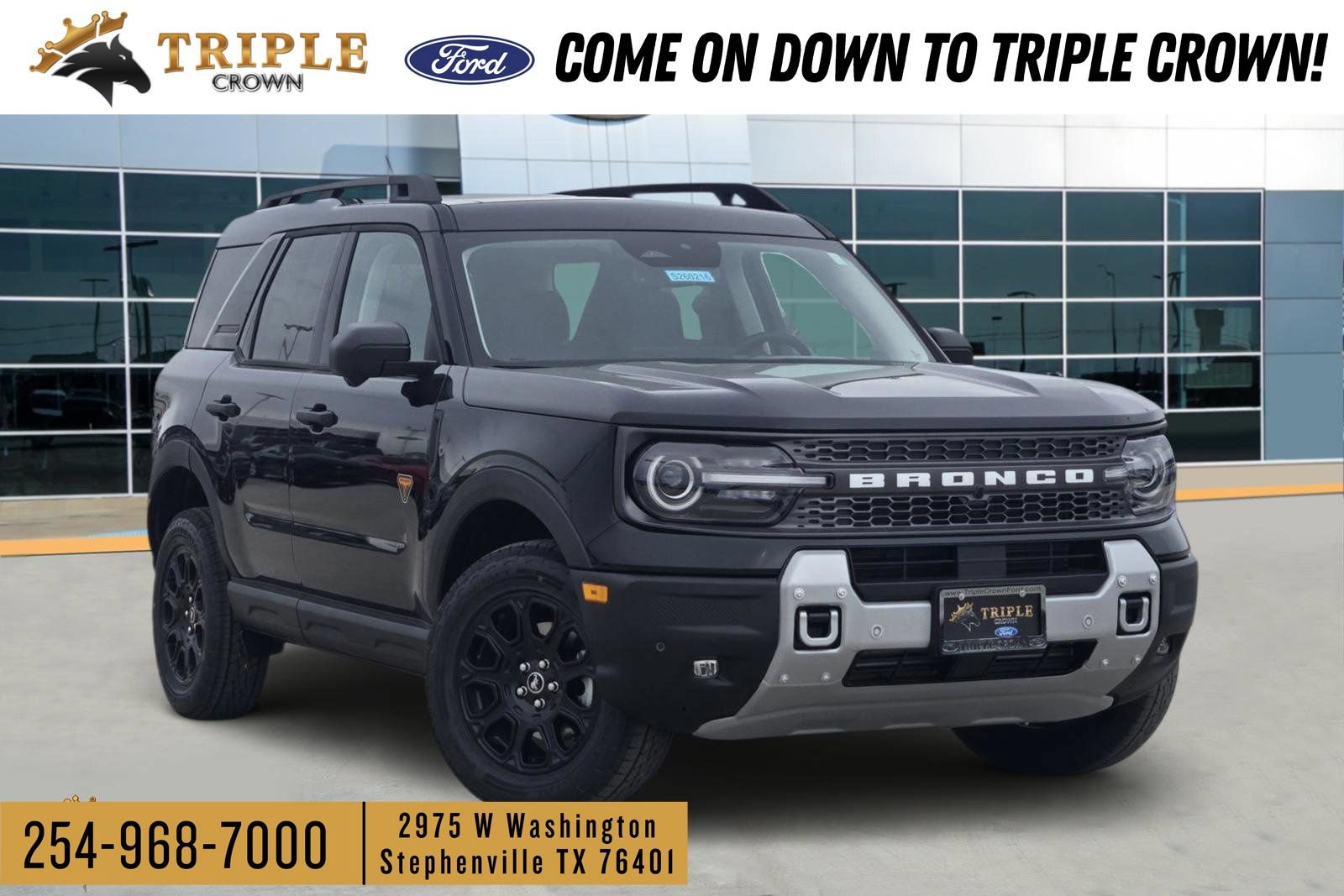 New 2026 Ford Bronco Sport Badlands w/ Badlands Tech Package AWD/4WD 360° Tour