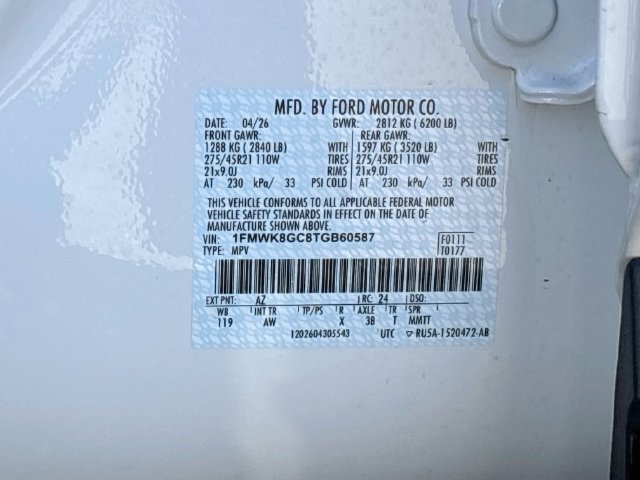 New 2026 Ford Explorer ST w/ Sun And Sound Package AWD/4WD image 34