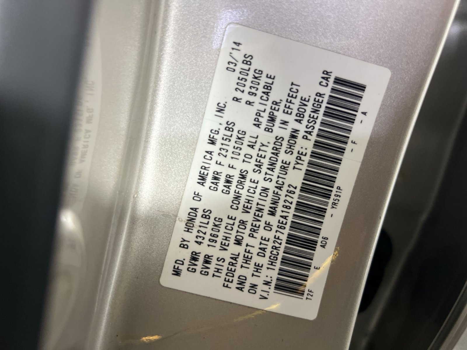 Used 2014 Honda Accord EX image 30