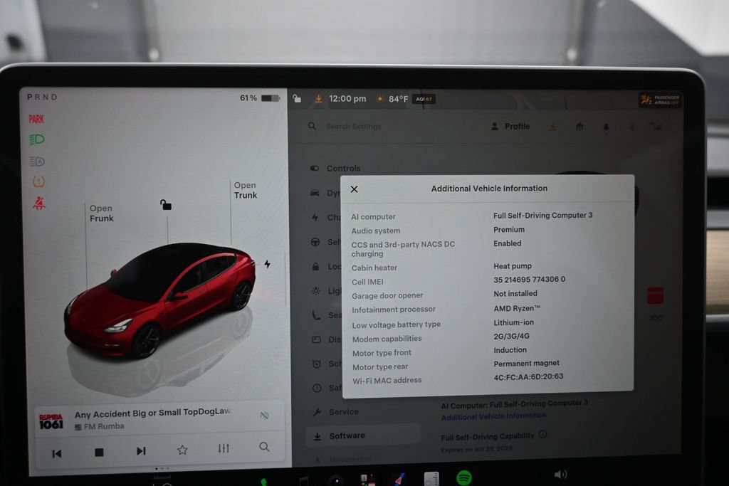 Used 2022 Tesla Model 3 Long Range AWD/4WD image 15