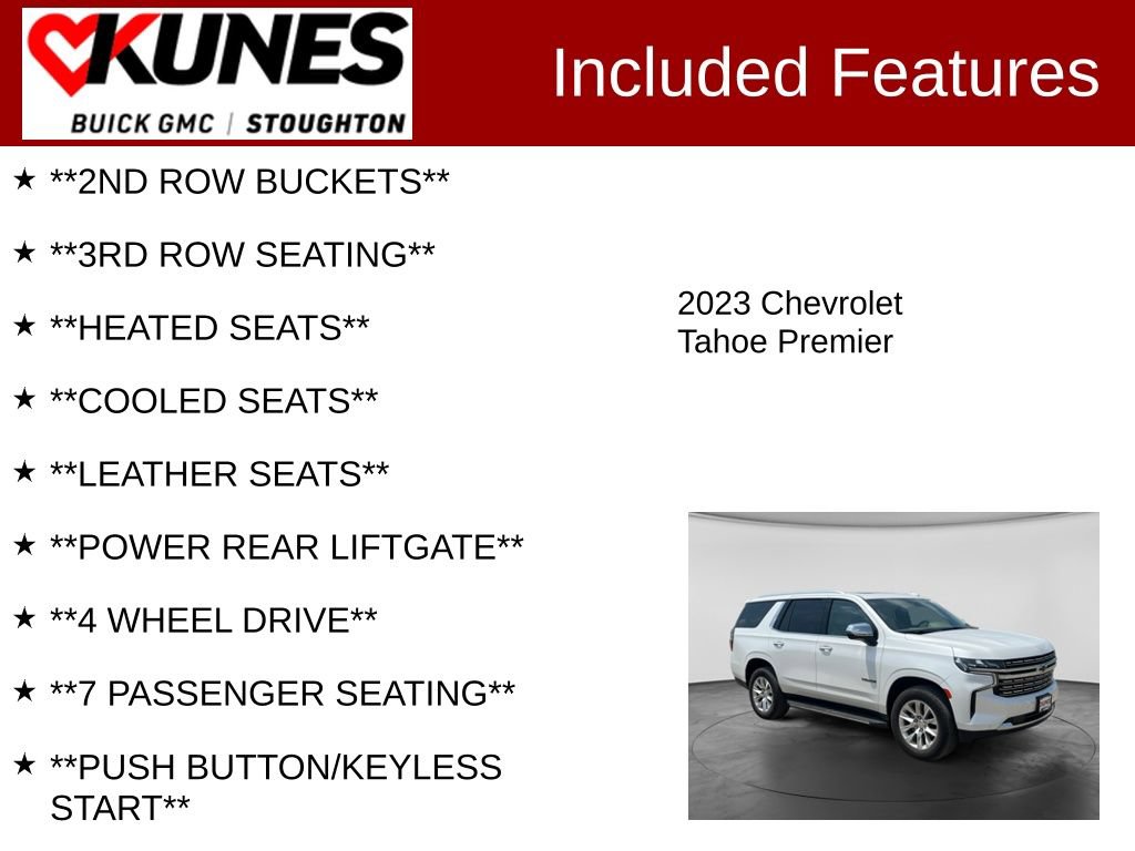 Used 2023 Chevrolet Tahoe Premier AWD/4WD image 3