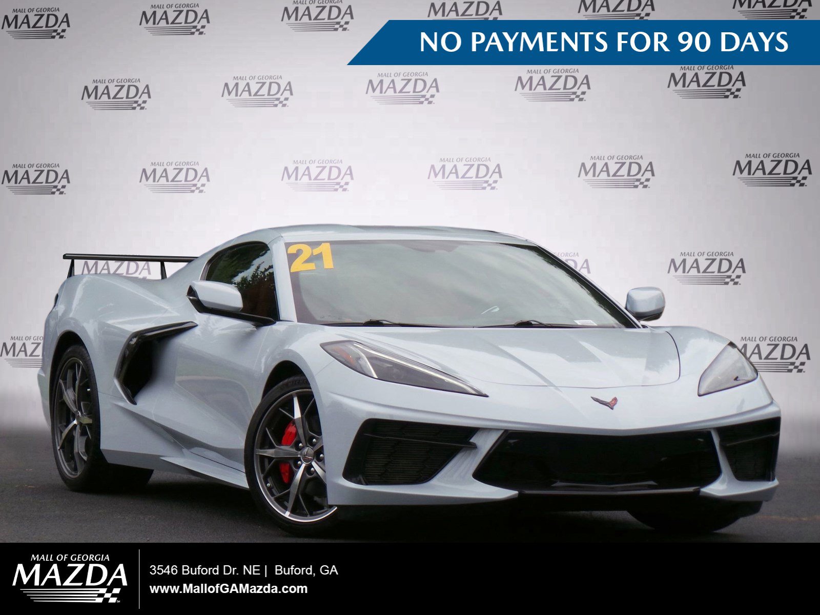 Used 2021 Chevrolet Corvette Stingray Preferred Cpe w/ 2LT RWD image 1