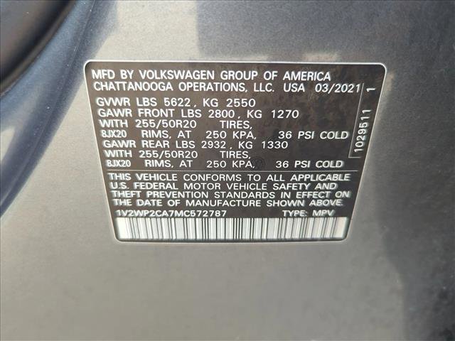 Used 2021 Volkswagen Atlas SE image 17