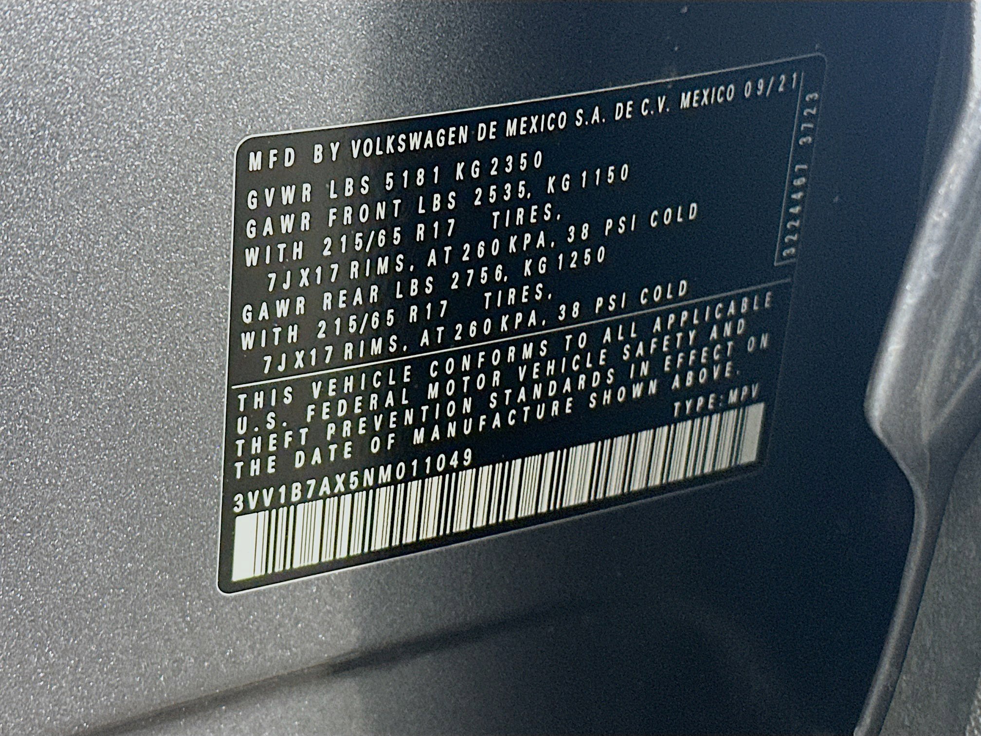 Used 2022 Volkswagen Tiguan S image 12