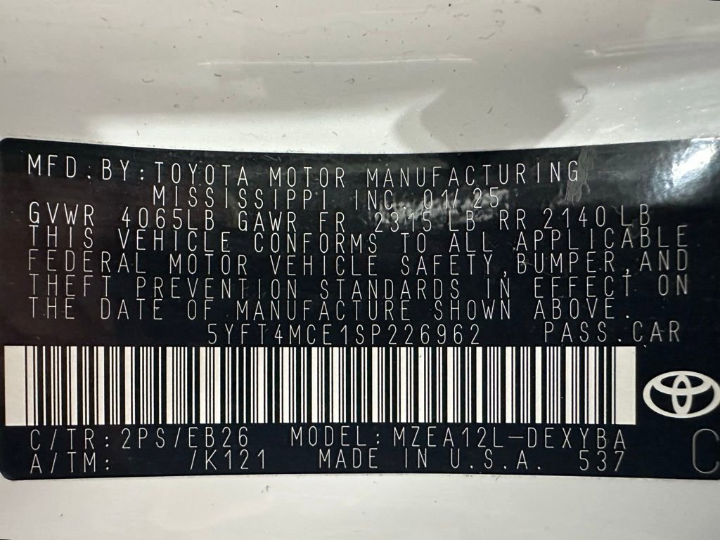 Used 2025 Toyota Corolla XSE FWD image 11