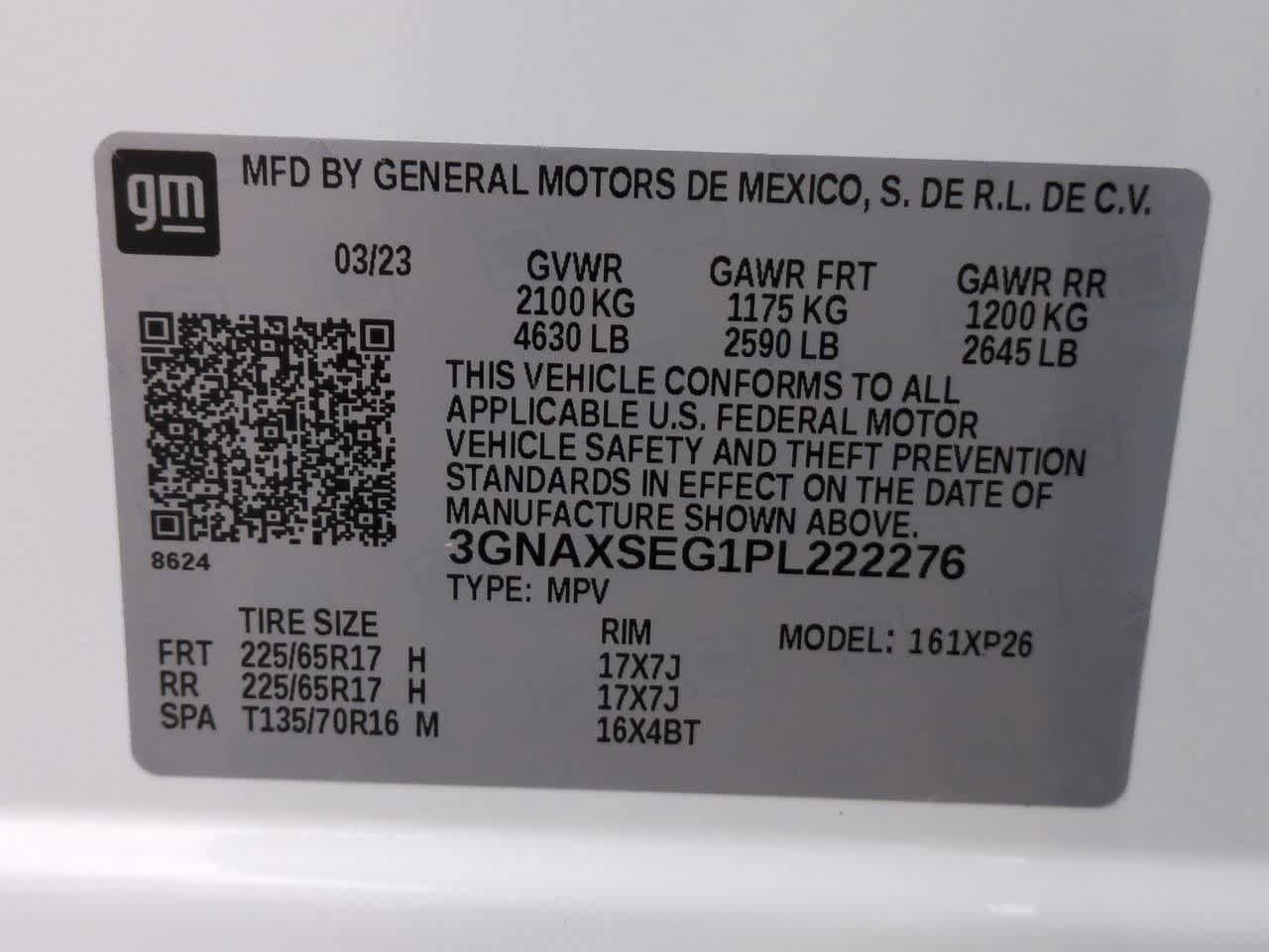 Used 2023 Chevrolet Equinox LS w/ LPO, Floor Liner Package AWD/4WD image 33