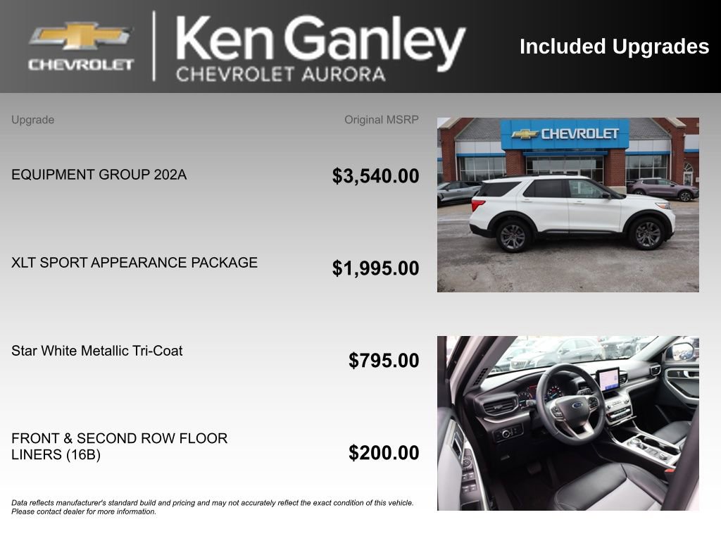 Used 2023 Ford Explorer XLT w/ Equipment Group 202A image 6