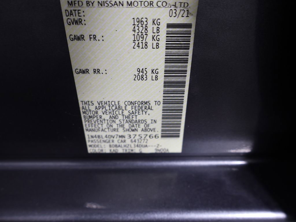 Used 2021 Nissan Altima 2.5 SV FWD image 42