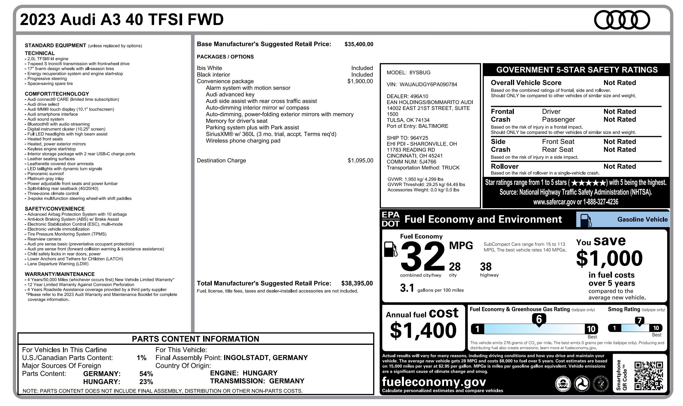 Used 2023 Audi A3 2.0T Premium image 5