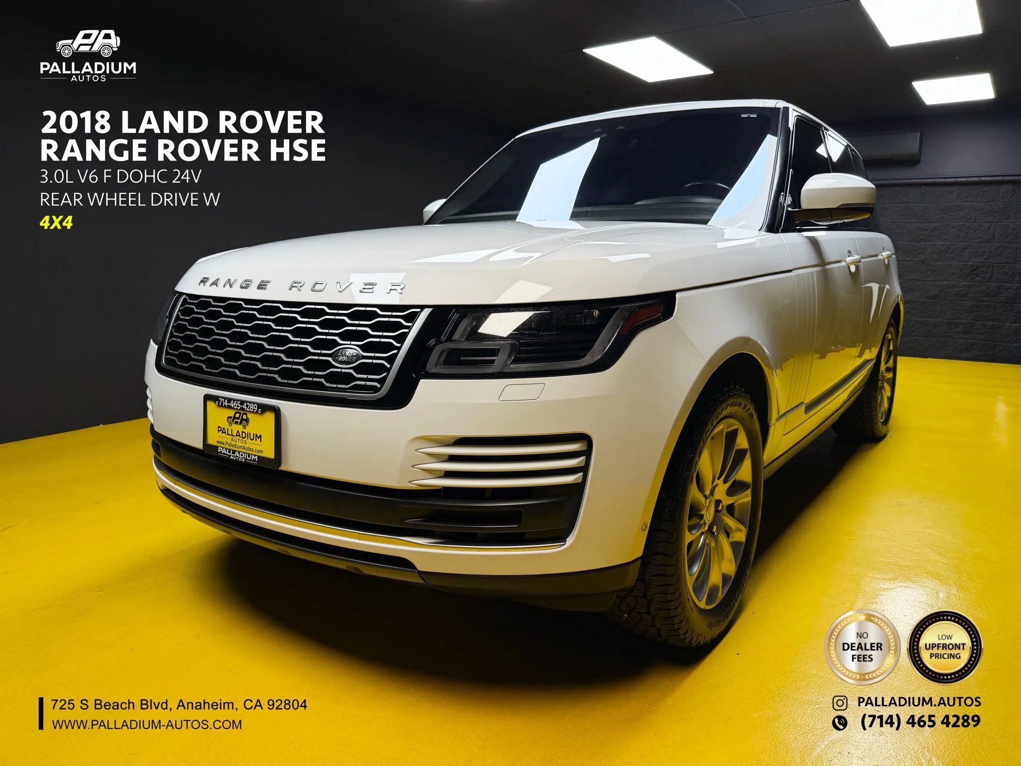 Used 2018 Land Rover Range Rover HSE AWD/4WD image 1