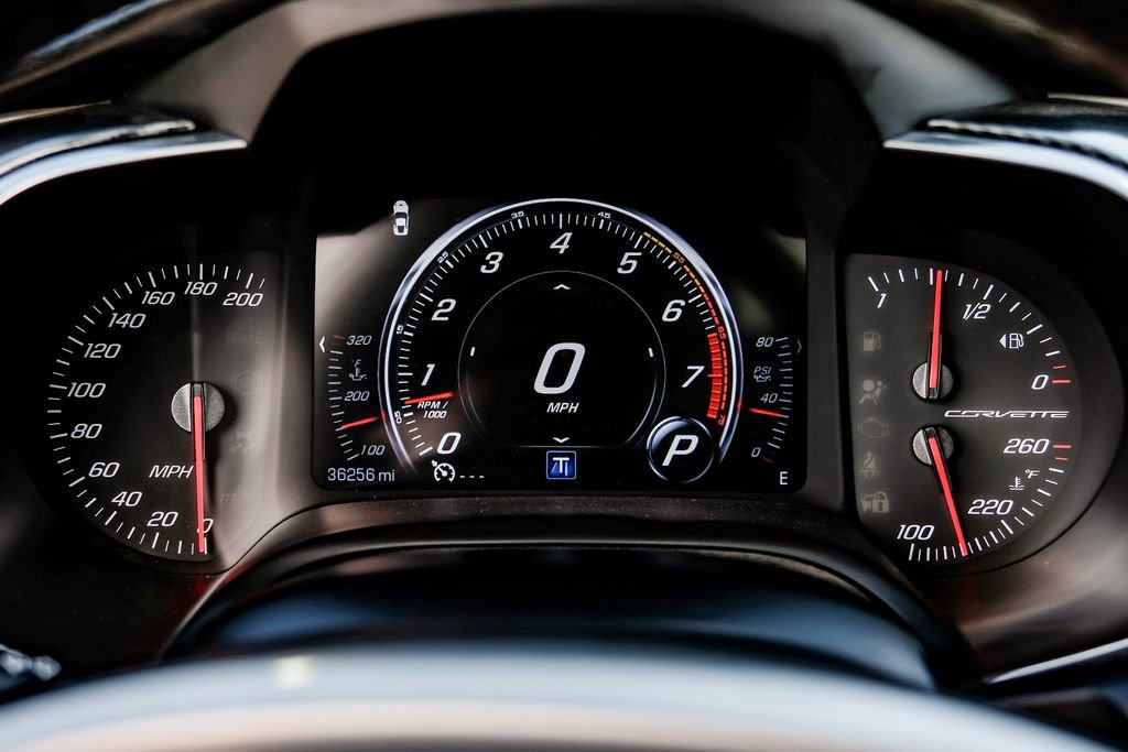 Used 2017 Chevrolet Corvette Stingray Convertible w/ Carbon Flash Badge Package RWD image 16