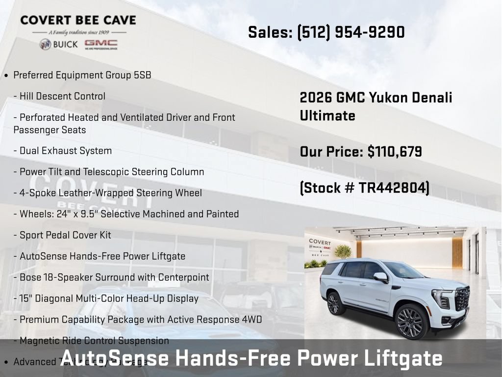 New 2026 GMC Yukon Denali Ultimate AWD/4WD image 16