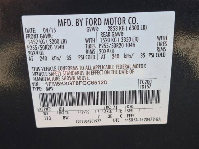 Used 2015 Ford Explorer Sport AWD/4WD image 21