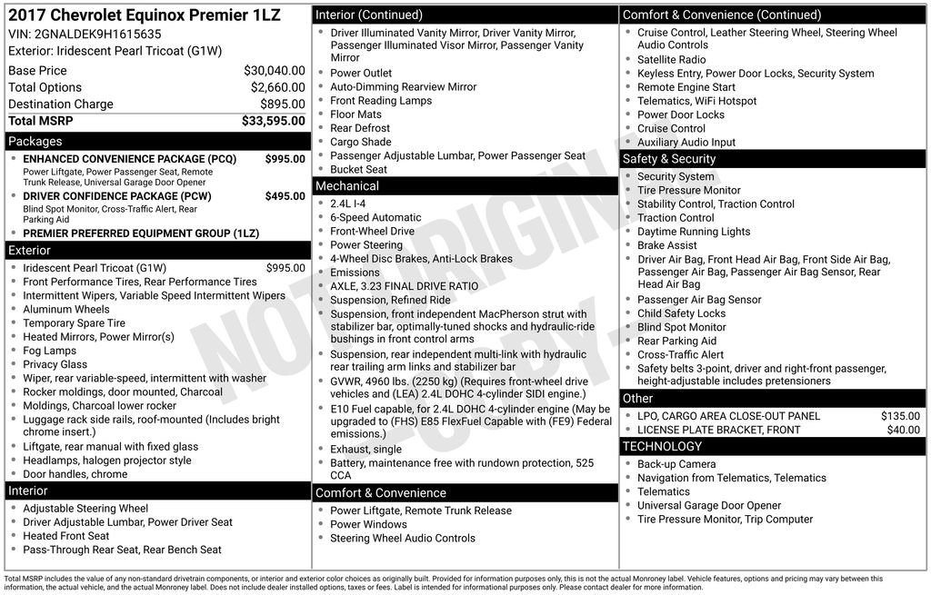 Used 2017 Chevrolet Equinox Premier w/ Enhanced Convenience Package image 5