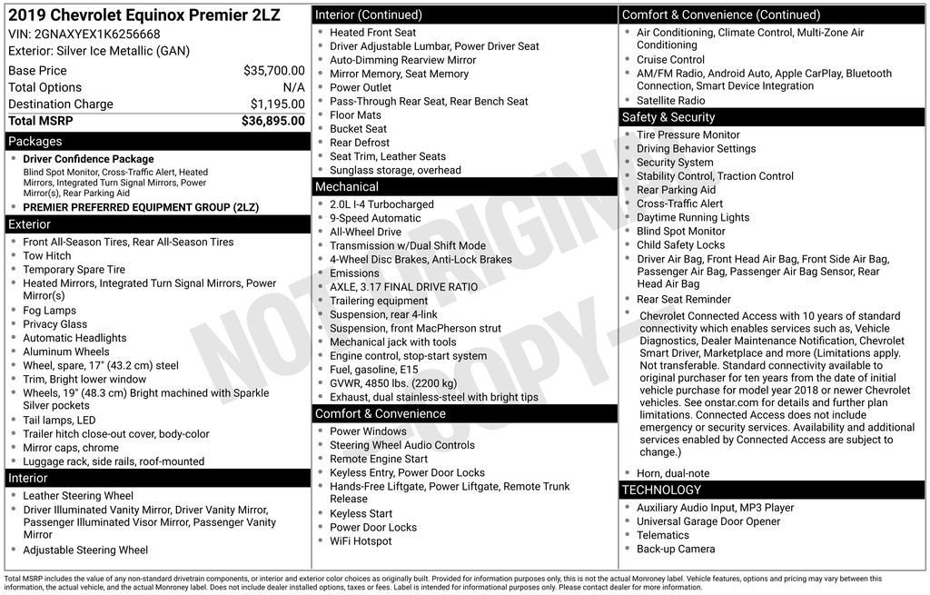 Certified 2019 Chevrolet Equinox Premier image 4
