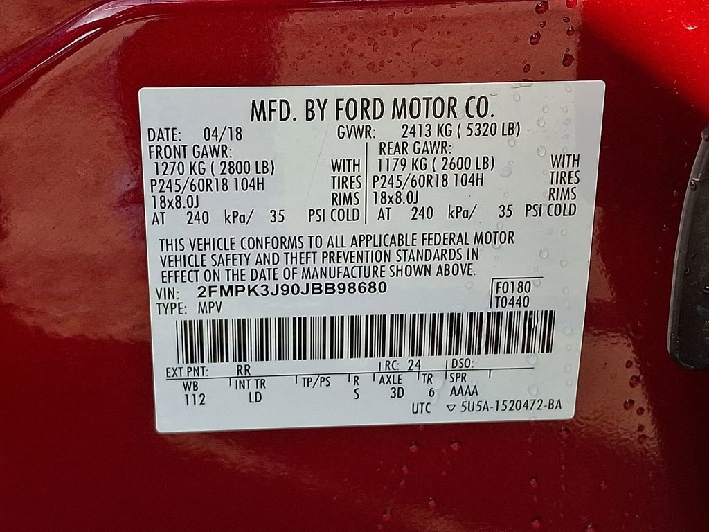 Used 2018 Ford Edge SEL w/ Equipment Group 201A image 27