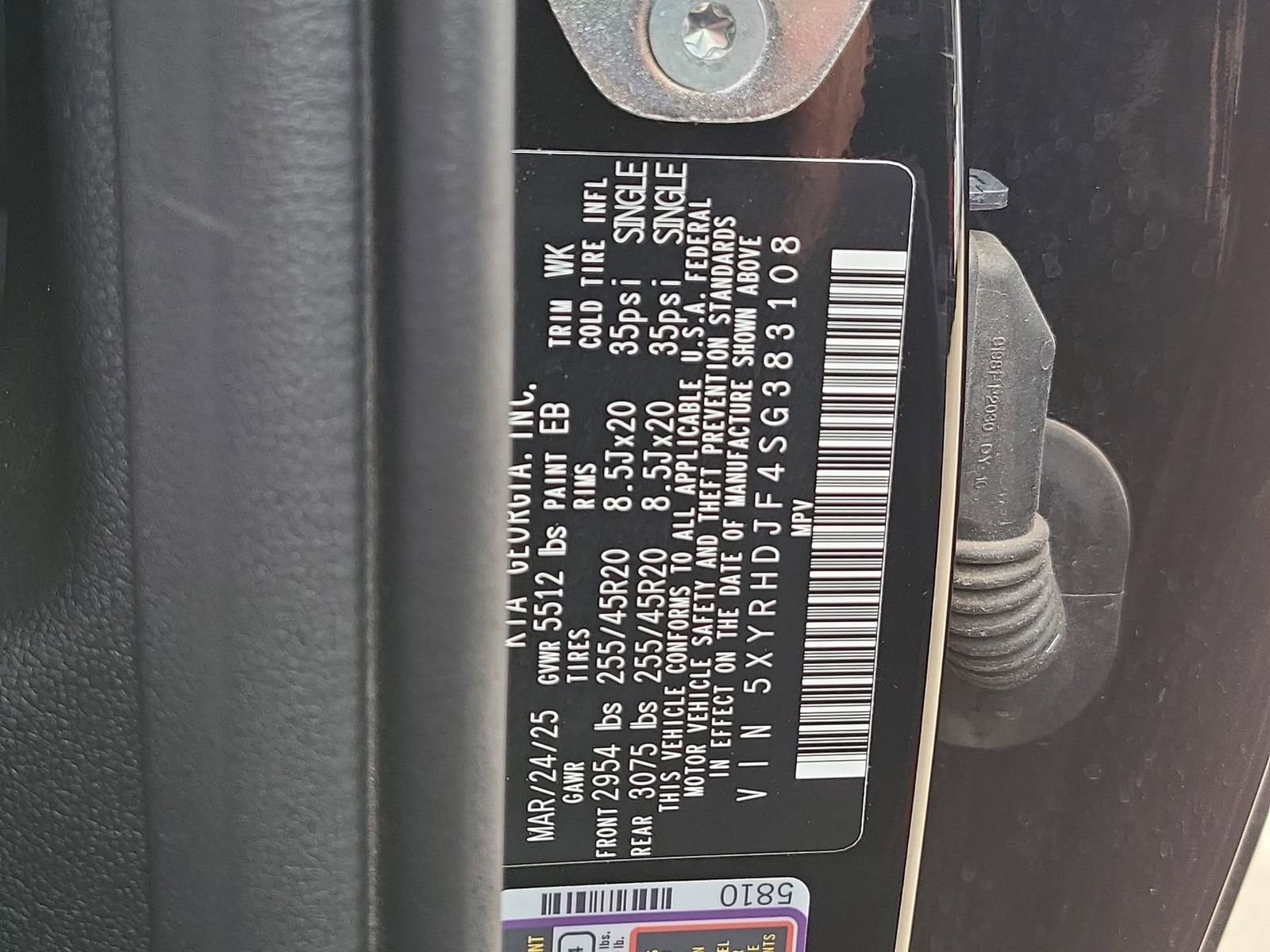 Used 2025 Kia Sorento X-Line EX image 34