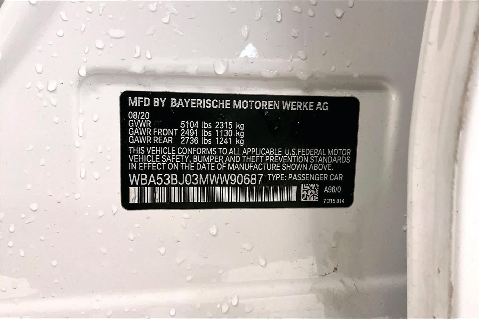 Used 2021 BMW 540i RWD image 30