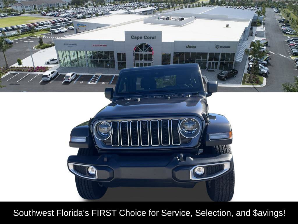 Certified 2025 Jeep Wrangler Unlimited Sahara w/ Technology Group AWD/4WD image 2