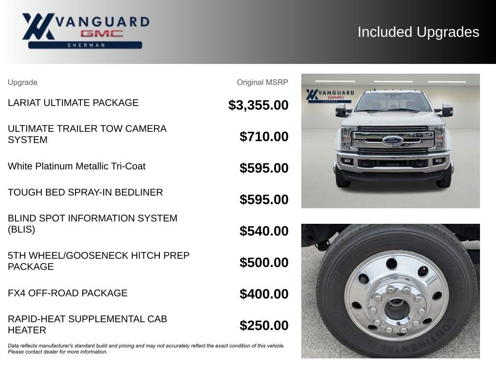 Used 2019 Ford F450 Lariat w/ Lariat Ultimate Package AWD/4WD image 9