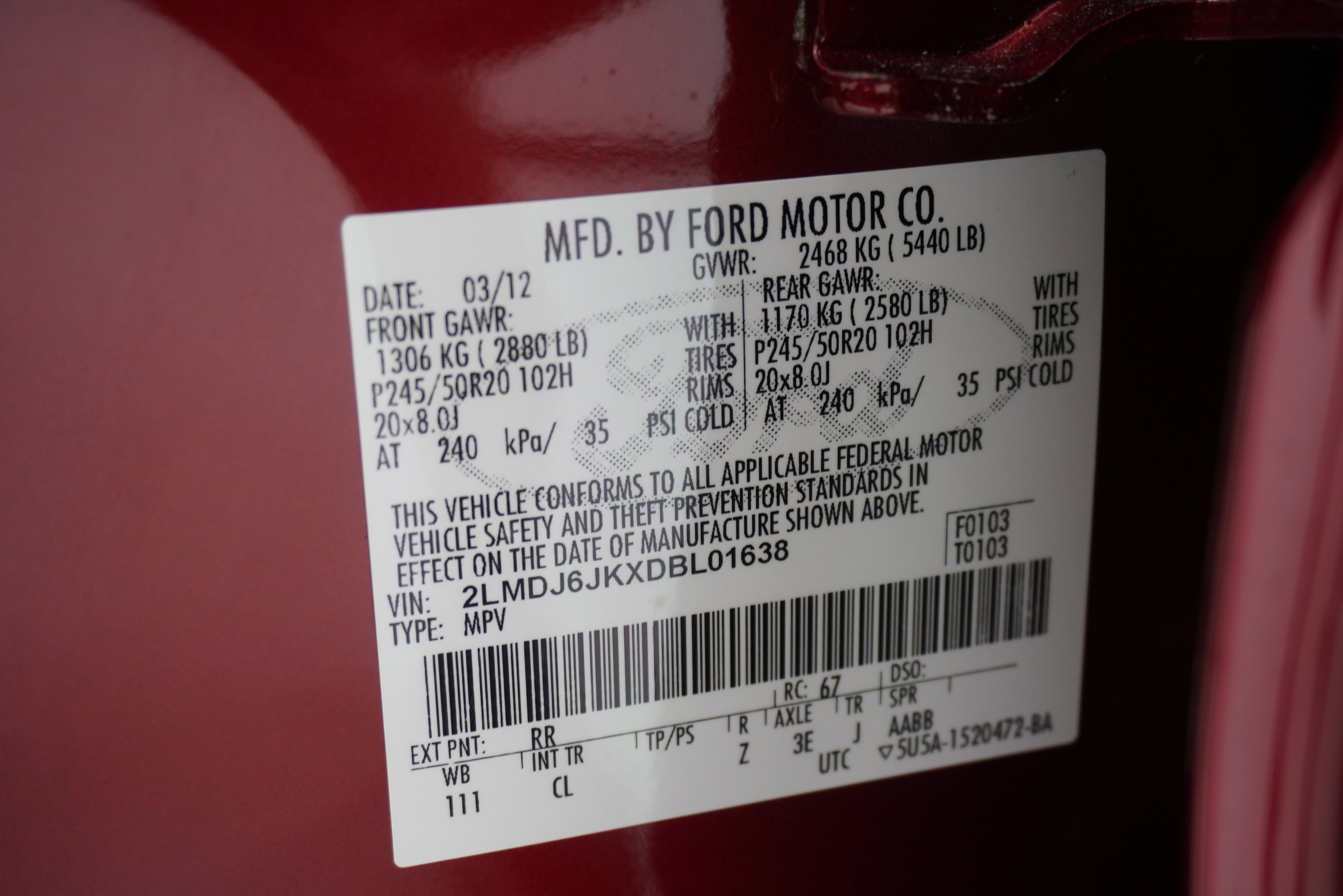 Used 2013 Lincoln MKX FWD image 34
