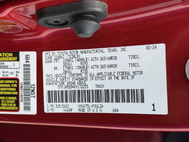 Used 2024 Toyota Tundra Limited w/ Power Package AWD/4WD image 35