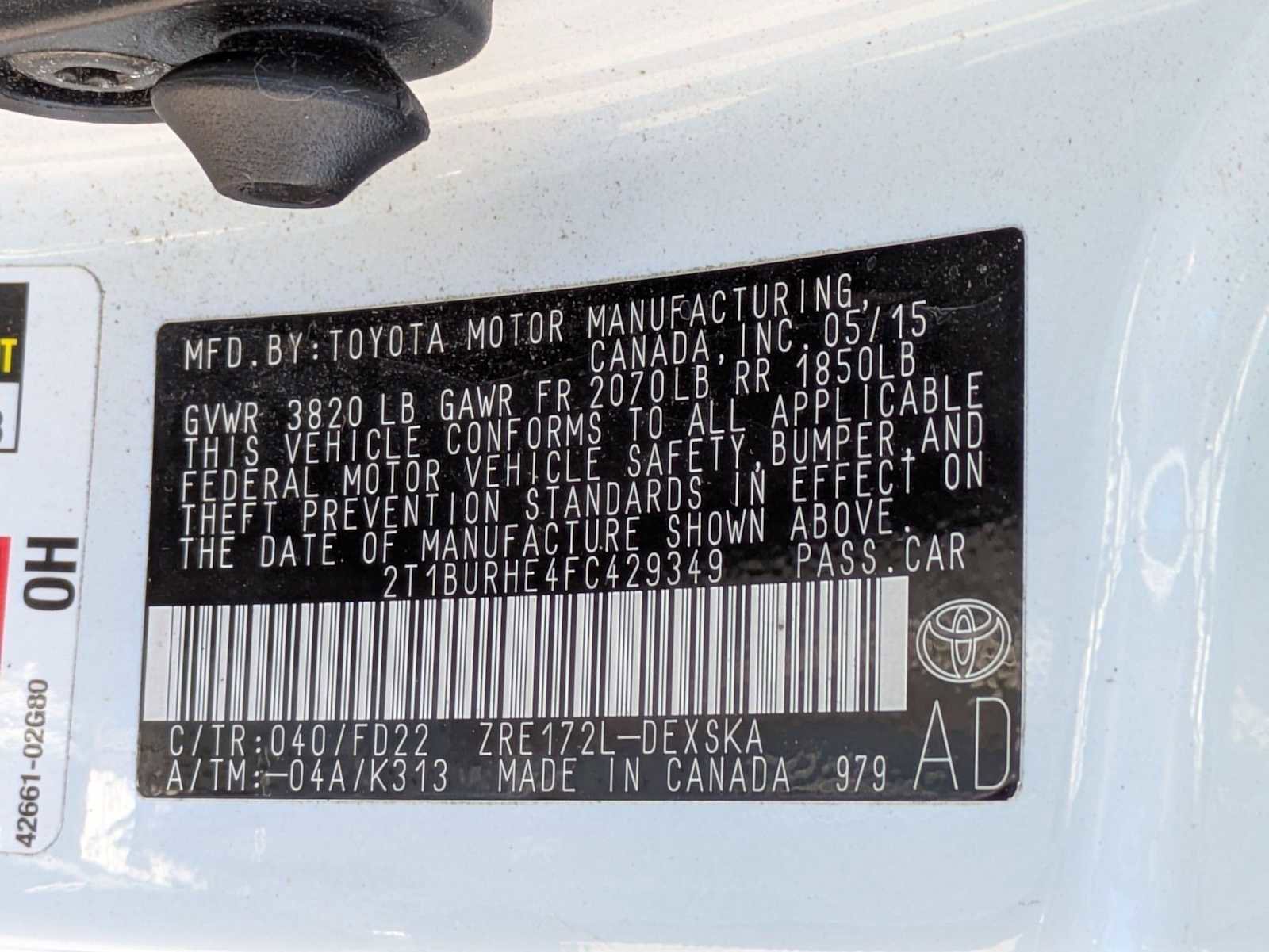 Used 2015 Toyota Corolla S image 31
