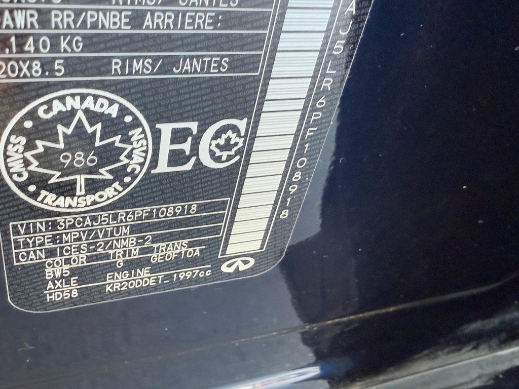 Used 2023 INFINITI QX55 Sensory image 23