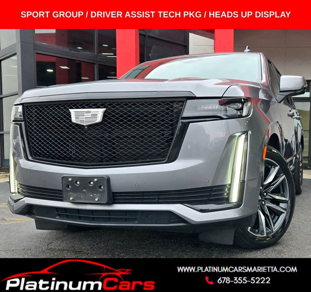Used 2021 Cadillac Escalade Sport w/ Driver Assist Tech Package image 1