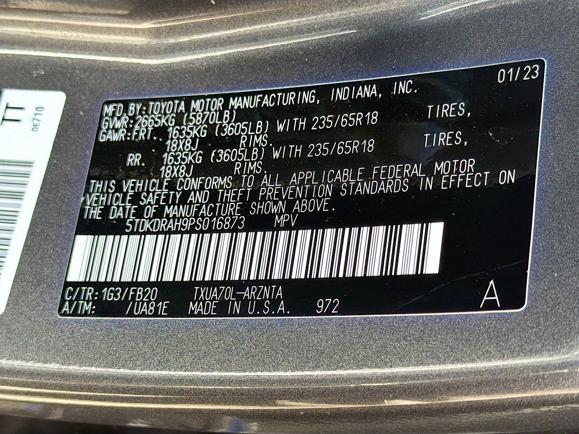 Used 2023 Toyota Highlander LE image 43