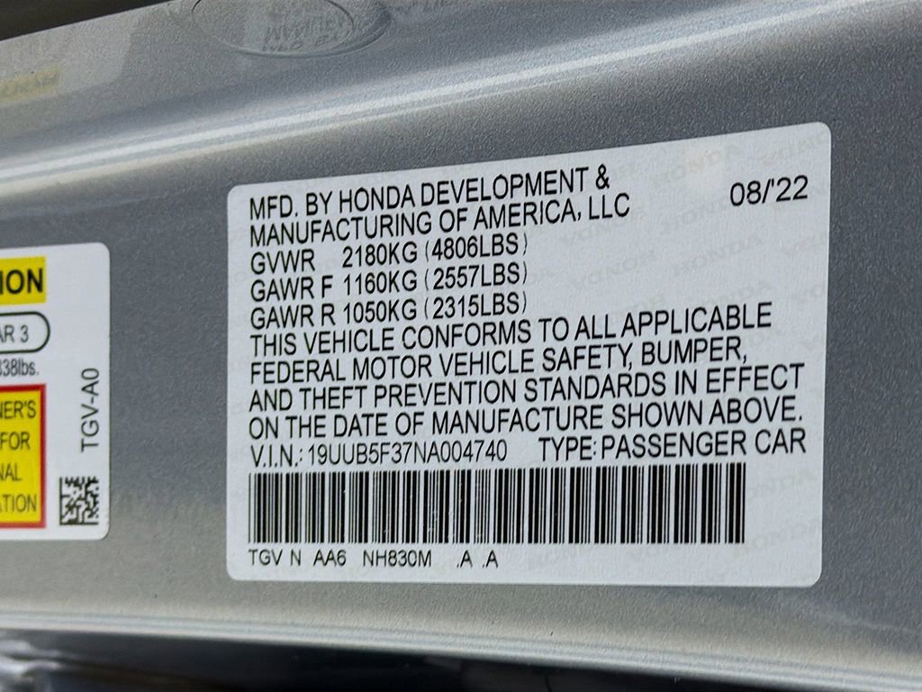 Used 2022 Acura TLX FWD image 37