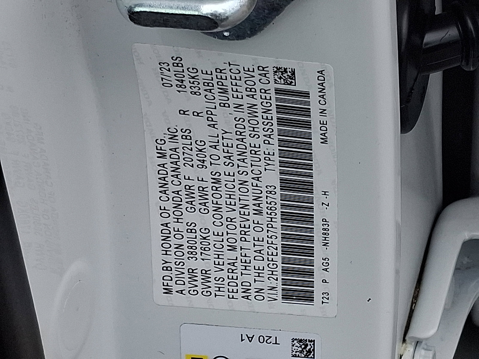 Used 2023 Honda Civic Sport image 26